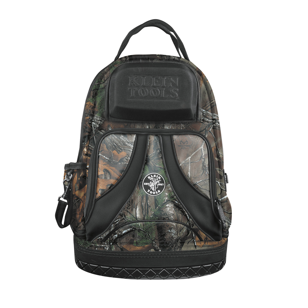 Klein Tools 55421BP14CAMO 14.5 x 7.25 x 20 Inch 39-Pocket Electrician Backpack Tool Bag Klein Tools 55421BP14CAMO 14.5 x 7.25 x 20 Inch 39-Pocket Electrician Backpack Tool Bag
