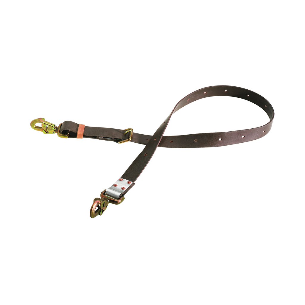 Klein Tools KL5295L 5 Foot 8 Inch Steel Locking Snap Hook Adjustable Positioning Strap Klein Tools KL5295L 5 Foot 8 Inch Steel Locking Snap Hook Adjustable Positioning Strap