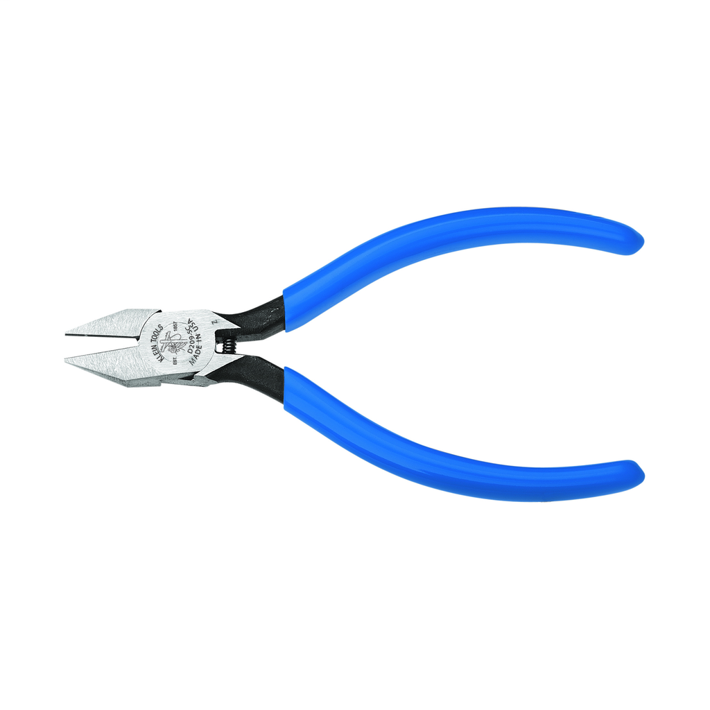 Klein Tools D209-4C 1/2 x 7/16 x 1/4 Inch Plastic Dipped Royal Blue Handle Midget Diagonal Cutting Pliers Klein Tools D209-4C 1/2 x 7/16 x 1/4 Inch Plastic Dipped Royal Blue Handle Midget Diagonal Cutting Pliers