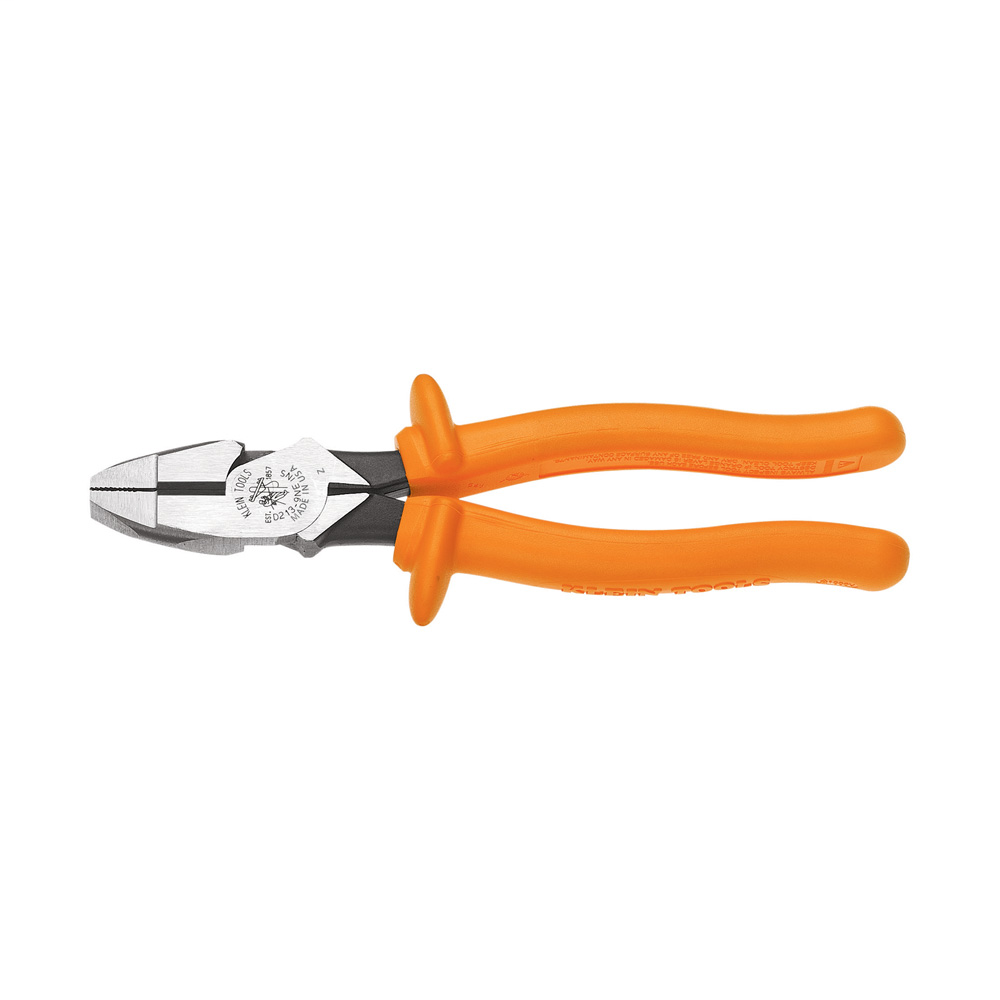Klein Tools D2000-9NE-INS 9 Inch Insulated High Leverage Side Cutting Pliers Klein Tools D2000-9NE-INS 9 Inch Insulated High Leverage Side Cutting Pliers