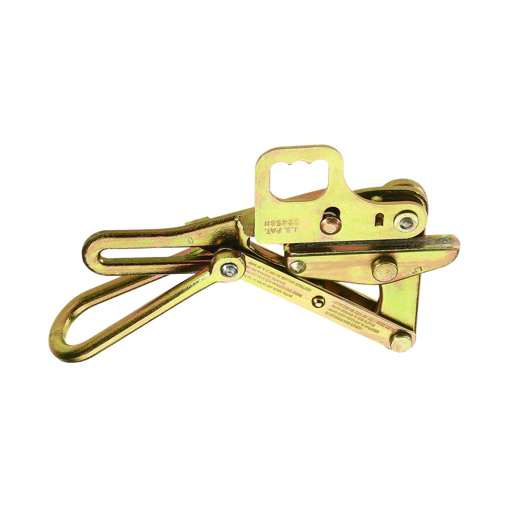 Klein Tools 1656-20H 0.2 to 0.4 Inch 4500 lb Forged Steel Wire Pulling Grip with Hot Line Latch Klein Tools 1656-20H 0.2 to 0.4 Inch 4500 lb Forged Steel Wire Pulling Grip with Hot Line Latch