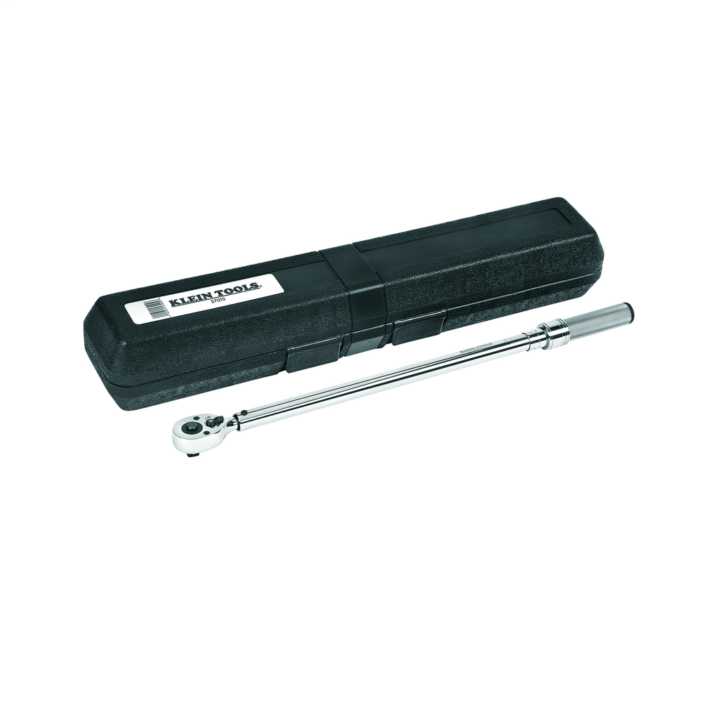 Klein Tools 57010 1/2 Inch Square Drive Ratchet Head Torque Wrench Klein Tools 57010 1/2 Inch Square Drive Ratchet Head Torque Wrench