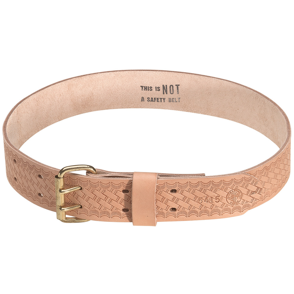 Klein Tools 5415 2 Inch Medium Heavy Duty Leather Embossed Tool Belt Klein Tools 5415 2 Inch Medium Heavy Duty Leather Embossed Tool Belt