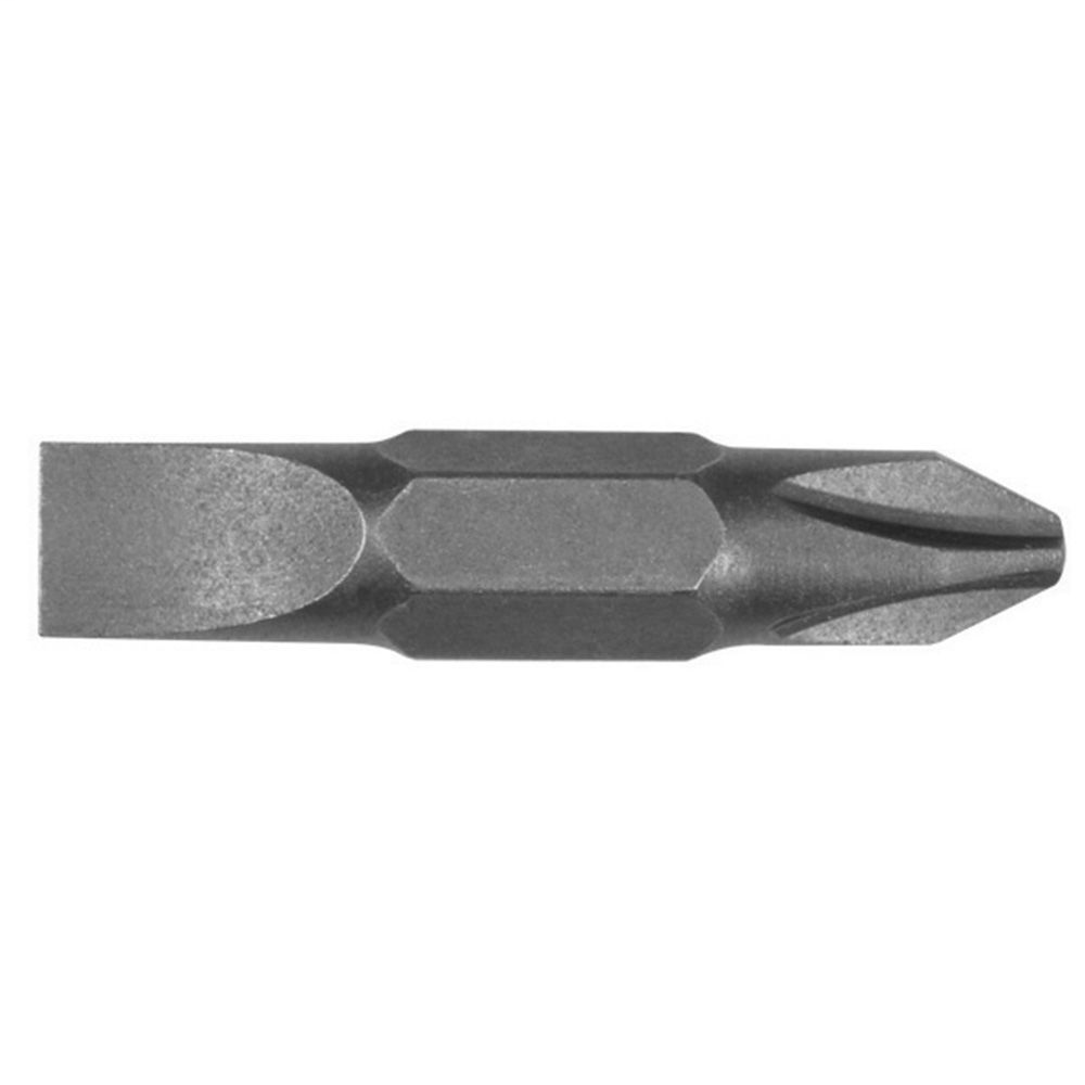 Klein 32483 #2 Phillips and 1/4" Slotted Replacement Bit Klein 32483 #2 Phillips and 1/4" Slotted Replacement Bit