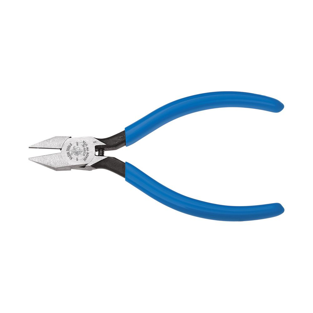 Klein Tools D209-5C 11/16 x 9/16 x 3/8 Inch Plastic Dipped Royal Blue Handle Midget Diagonal Cutting Pliers Klein Tools D209-5C 11/16 x 9/16 x 3/8 Inch Plastic Dipped Royal Blue Handle Midget Diagonal Cutting Pliers