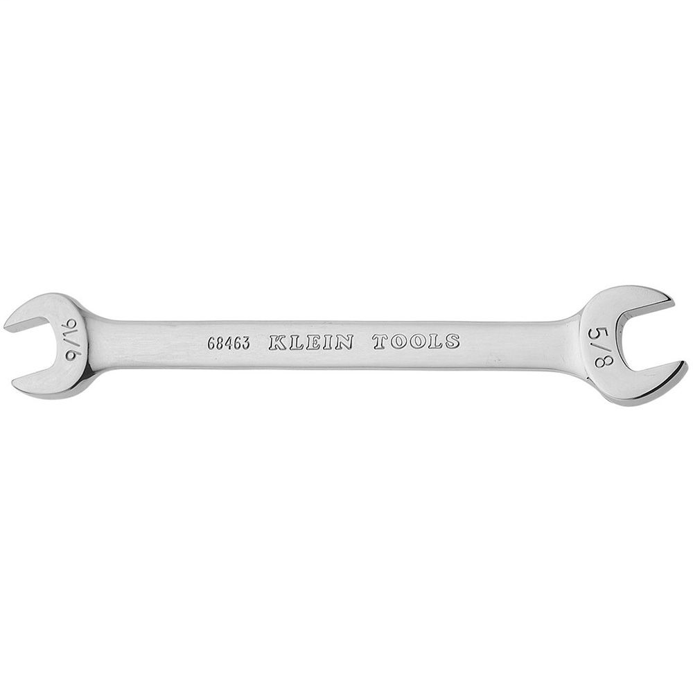 Klein Tools 68463 9/16 Inch and 5/8 Inch Open End Wrench Klein Tools 68463 9/16 Inch and 5/8 Inch Open End Wrench