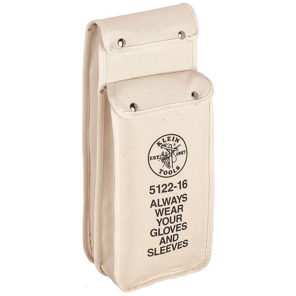 Klein Tools 5122-16 8 x 16 Inch Canvas Gloves Bag Klein Tools 5122-16 8 x 16 Inch Canvas Gloves Bag
