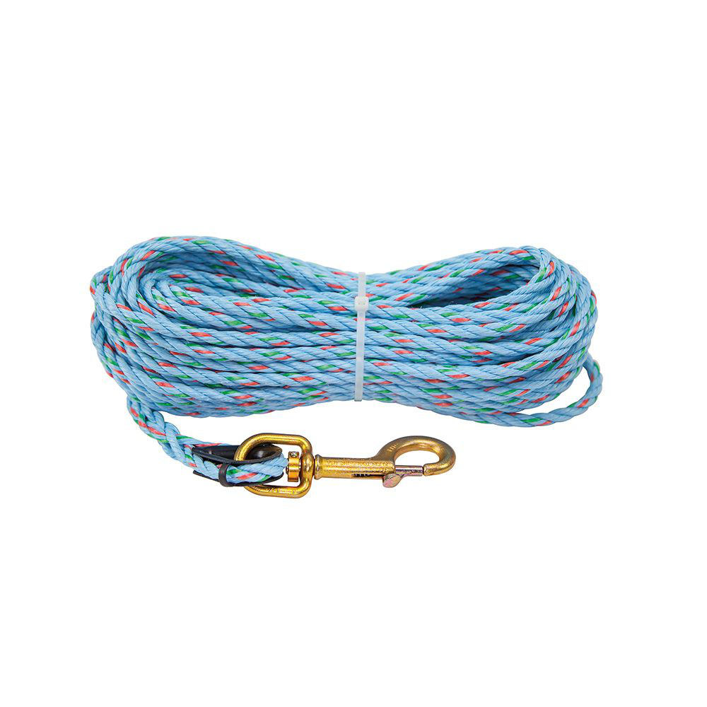 Klein Tools 1804-60 5/16 Inch x 75 Foot 250 lb Polypropylene Hand Line with Snap Hook Klein Tools 1804-60 5/16 Inch x 75 Foot 250 lb Polypropylene Hand Line with Snap Hook