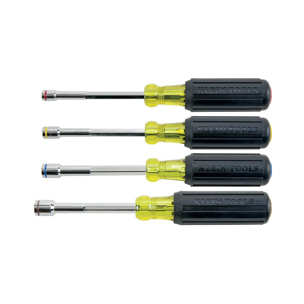 Klein Tools 635-4 4-Piece Heavy Duty Nutdriver Set Klein Tools 635-4 4-Piece Heavy Duty Nutdriver Set