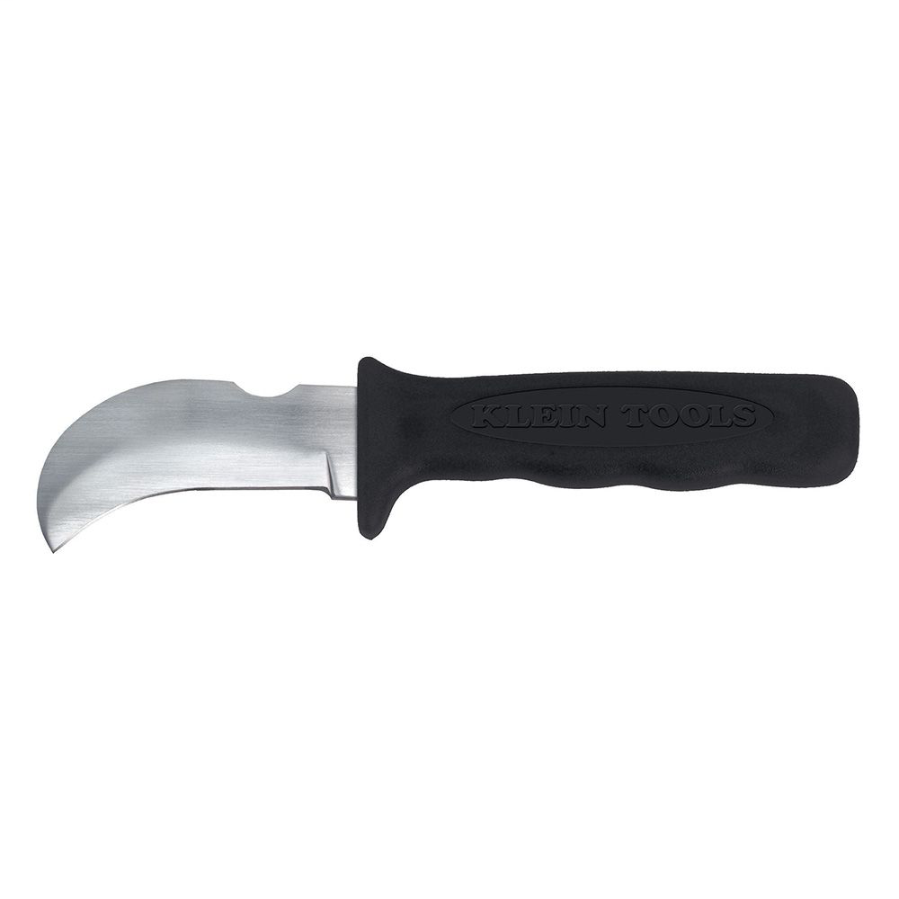 Klein Tools 1570-3LR 8 Inch Red Handle Hardened Steel Cable/Lineman Skinning Knife Klein Tools 1570-3LR 8 Inch Red Handle Hardened Steel Cable/Lineman Skinning Knife