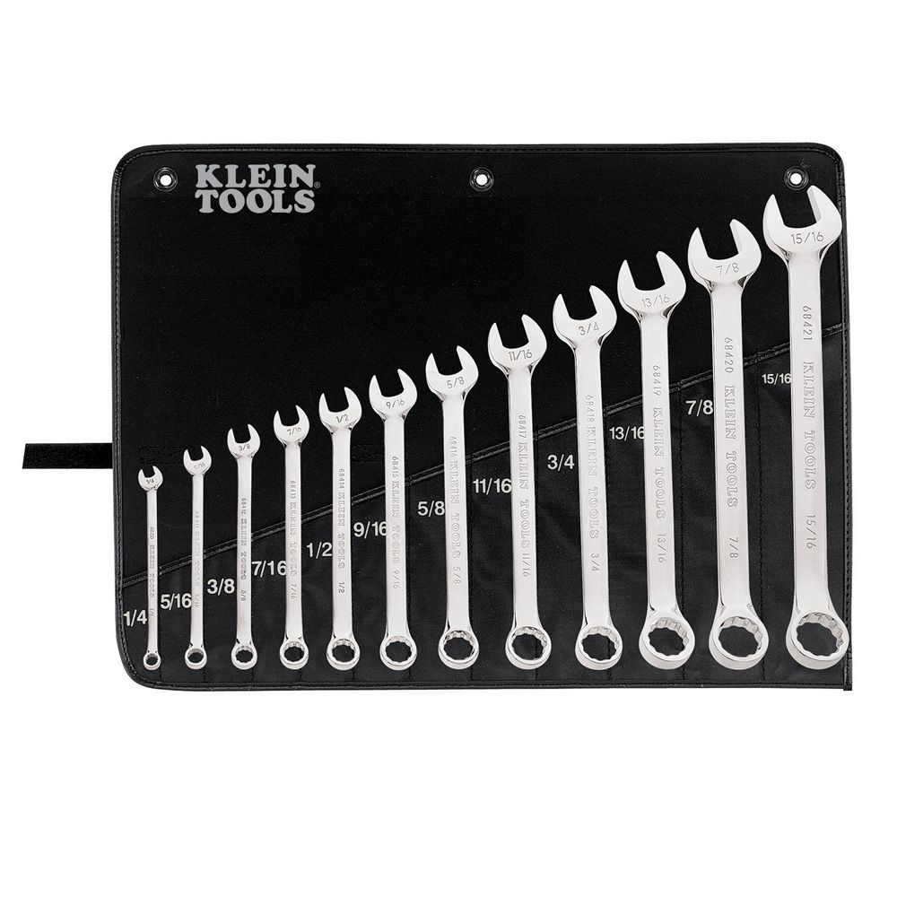 Klein 68404 12-Piece Combination Wrench Set Klein 68404 12-Piece Combination Wrench Set
