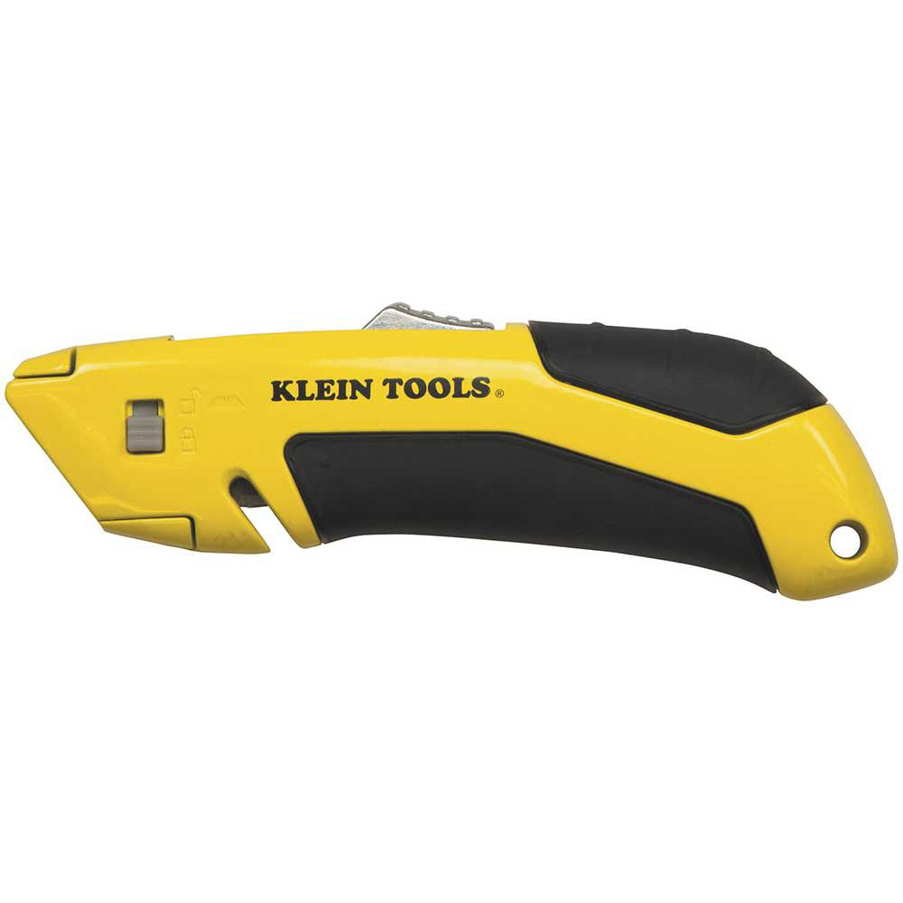 Klein Tools 44136 5.75 x 5 Inch Self Retracting Utility Knife Klein Tools 44136 5.75 x 5 Inch Self Retracting Utility Knife