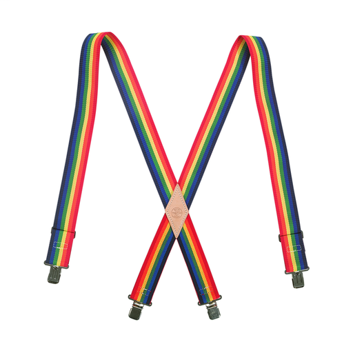 Nylon-Web Suspenders with Adjustable Back