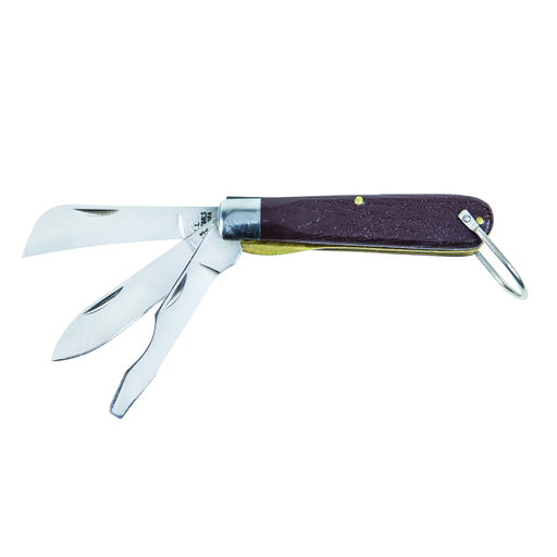 3 Blade Pocket Knife with Screwdriver
