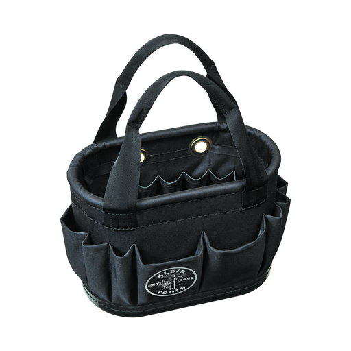 Hard-Body Bucket, 29-Pocket Aerial Bucket, Black