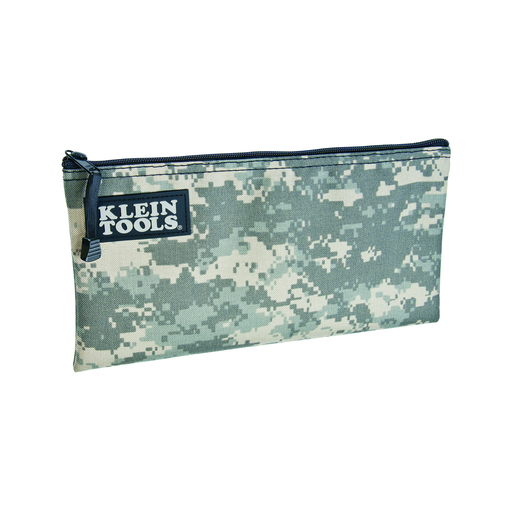 Zipper Bag, Camouflage Cordura Nylon Tool Pouch, 12-1/2-Inch
