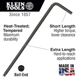 .05-Inch Hex Key, L-Style Ball-End