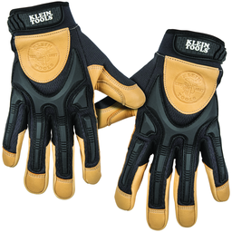 Klein 60189 Leather Work Gloves, X-Large, Pair