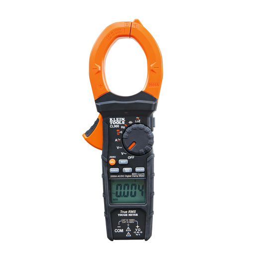 Digital Clamp Meter, AC Auto-Range TRMS, Low Impedance (LoZ), 2000 Amp