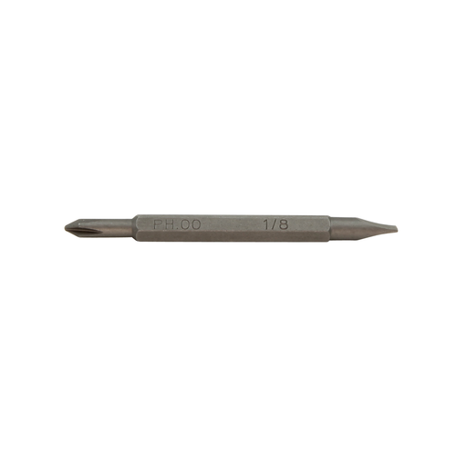 Product image for Klein 13392 4-in-1 Electronics Replacement Bit, #00 Phillips & 1/8" Slotted
