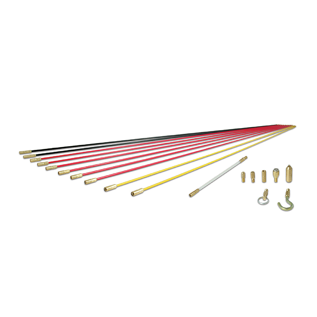 Product image for Klein SRS56980 Deluxe Fish Rod Set, 33-Foot, 19-Piece