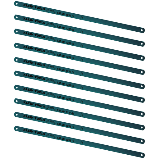 Bi-Metal Blades, 32 TPI, 12-Inch, 10-Pack