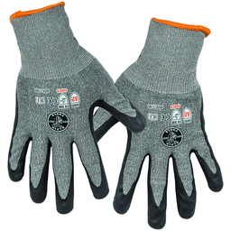 Klein 60185 Work Gloves, Cut Level 2, Touchscreen, Large, 2-Pair