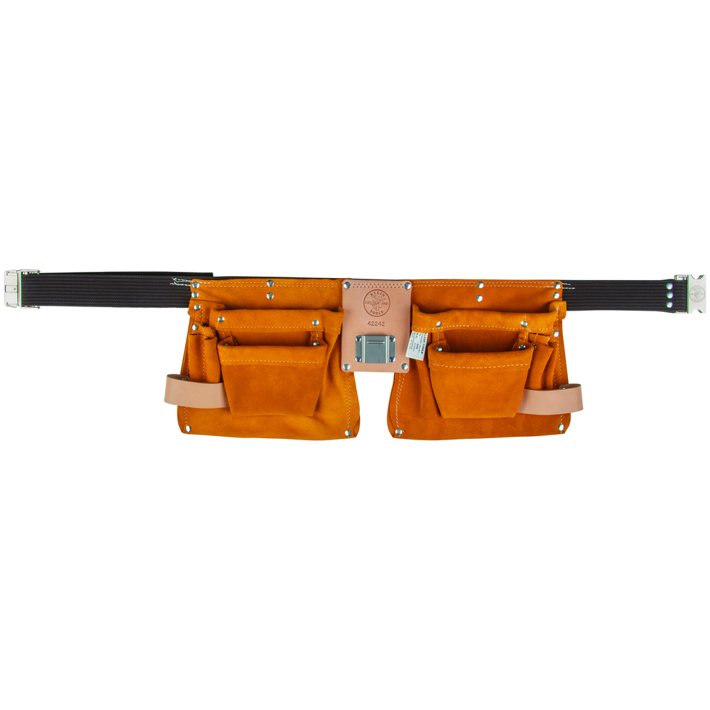 Product image for Klein 42242 One-Piece Nail/Screw and Tool Pouch Apron