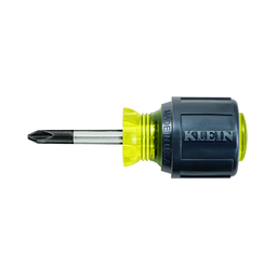 Product image for Klein 603-1 Stubby Screwdriver, #2 Phillips, 1-1/2" Shank