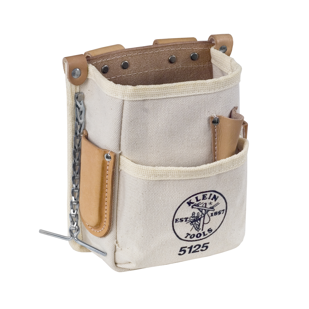 Product image for Klein 5125 Tool Pouch, 5-Pocket, Canvas