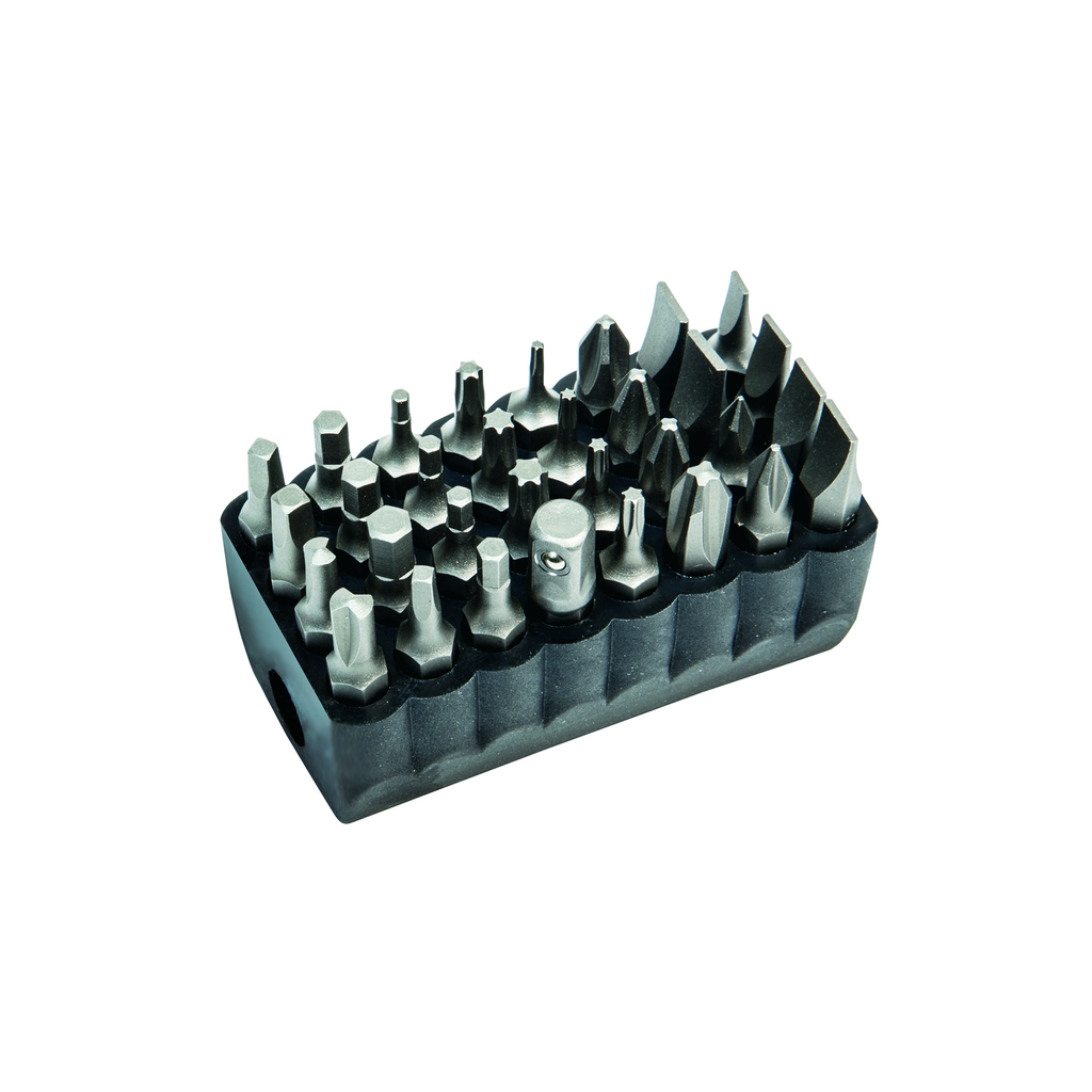 Product image for Klein 32526 32-Piece Magnetic Screwdriver Standard Tip Bit Set