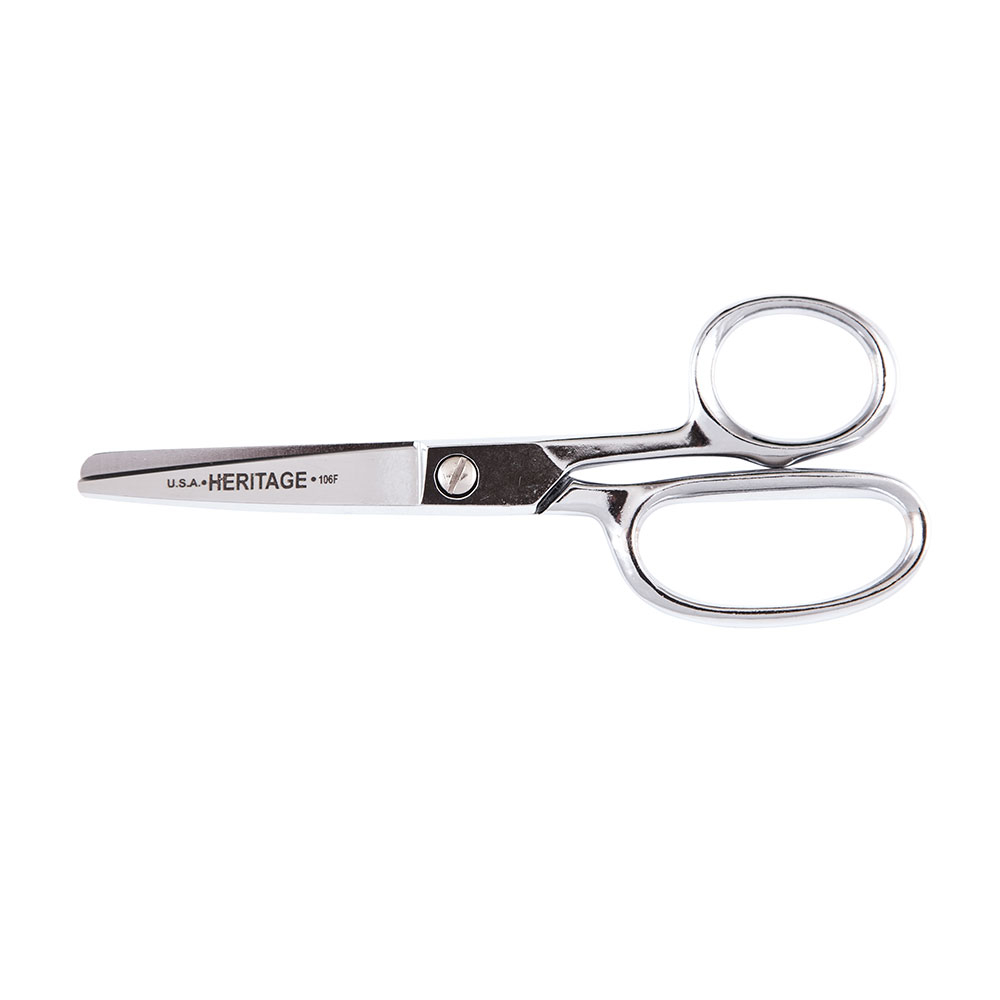 Product image for Klein 106F Straight Trimmer, Rounded Tips, 6"