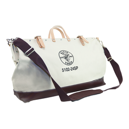 Product image for Klein 5102-24SP Deluxe Tool Bag, Canvas, 17 Pockets, 24"