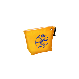 Product image for Klein 5539YEL Zipper Bag, Canvas Tool Pouch, 10", Yellow