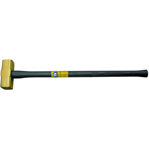 Klein 7HBRFRH14 Brass Sledge Hammer, Rubber Handle, 14-Pound Product image for Klein 7HBRFRH14 Brass Sledge Hammer, Rubber Handle, 14-Pound