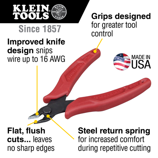 Mayer-DDS-Diagonal Cutting Pliers, Flush Cutter, Lightweight, 5-Inch-2