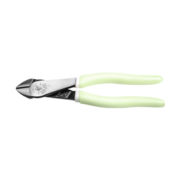 Product image for Klein D200028GLW Diagonal Cutting Pliers, High-Visibility, 8"