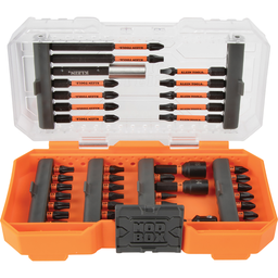 KLEI 33801 IMPACT DRIVER BIT SET, 40 PC
