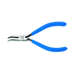 Product image for Klein D320-41/2C Electronics Pliers, Needle Nose with Curved Chain-Nose, 5"