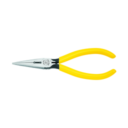 Product image for Klein D203-6H2 Pliers, Needle Nose Side-Cutters, Stripping, 6"