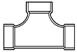 3 DWV Two-Way Cleanout ALL HUB