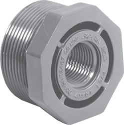 1 1/2 x 1 1/4 MPT x FPT SCH80C Reducer Bushing (Flush Style)