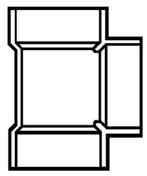 12 DWV Vent Tee ALL HUB