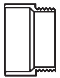 4 DWV Male Adapter H x MPT