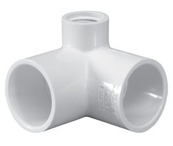 1/2 Slip x Slip x FPT Sch40 90 degree Side Outlet Elbow