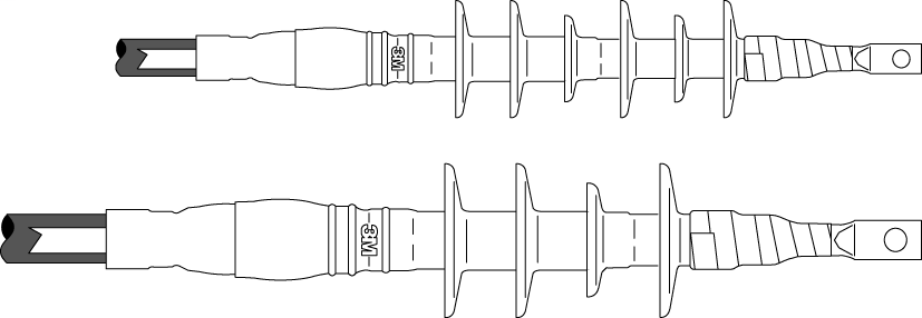 3M 7655-S-HSG-4-40172 15KV, 750KCMW/ 2-HL LUG & GRD KIT 3M 7655-S-HSG-4-40172 15KV, 750KCMW/ 2-HL LUG & GRD KIT