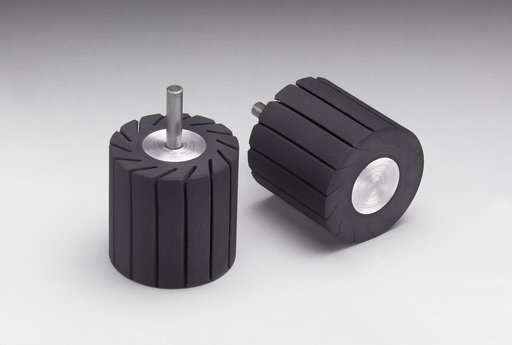 Product image for 3M 77721 3M™ Rubber Slotted Expander Wheel 77721, 2 in x 2 in 1/4 Diameter Shank, 1 per case
