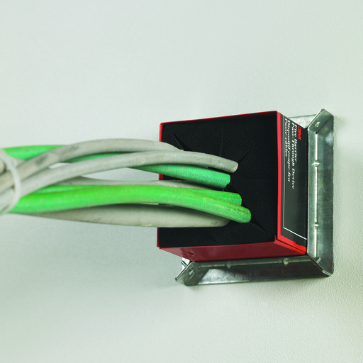 3M™ Fire Barrier Pass-Through Device PT4SD, 4 in Square, 6/case