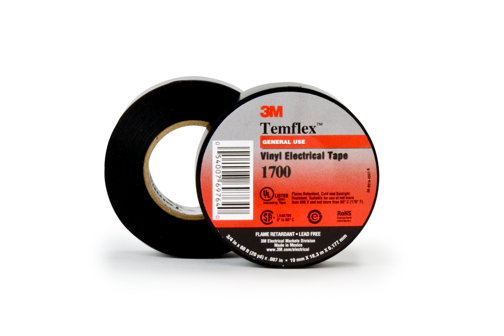 Product image for 3M 1700-CONFIG TEMFLEX VINYL ELECTRICAL TAPE CONFIGURABLE