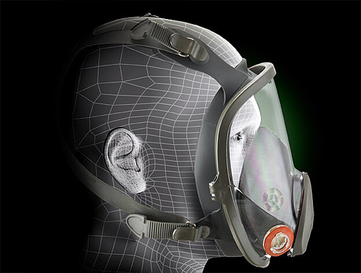3Mâ„¢ Full Facepiece Reusable Respirator 6800 Medium 4 EA/Case